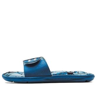 Under Armour (WMNS) Under Armour Ignite 6 Graphic Footbed Slide Cruise Blue 3023767-401