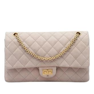 Chanel Pre-owned Vintage Double Flap Shoulder Bag - Dames - Pre-owned - Beige - Maat: ONE Size Leer