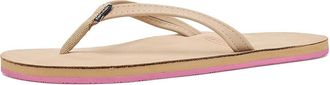 Hari Mari Fields Womens Sandals Sand/Pink : 10 M, Leather