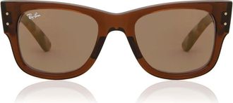 Ray-Ban RB0840S Mega Wayfarer 663693 Mens Sunglasses Brown Size 51