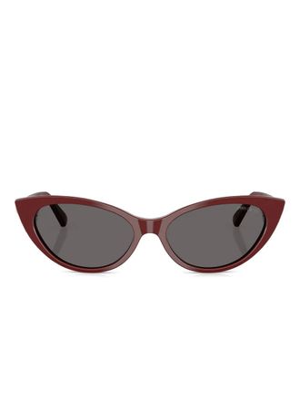 Jimmy Choo Eyewear Occhiali da sole cat-eye - Rosso
