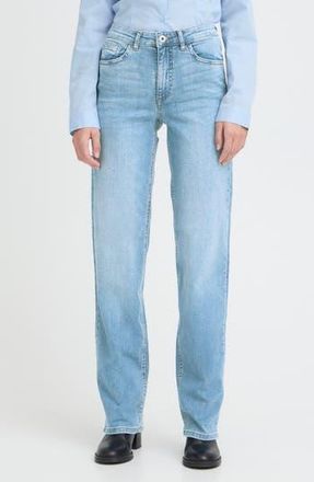 Ichi Twiggy Straight Leg Jeans in Light Blue at Nordstrom Rack, Size 26