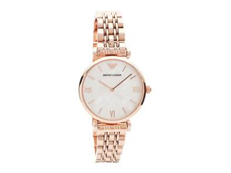 Emporio Armani Womens AR11110 Rose Gold Plated Bracelet Watch - One Size