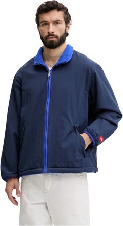 The North Face Red Box Reversible Fleece Jacket - Heren - Outdoorjassen - Blauw - XL - Polyester - Fitness