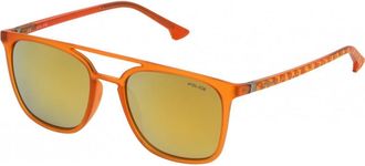 Police Womens SPL366M 53 53JA1X Sunglasses - Orange - One Size