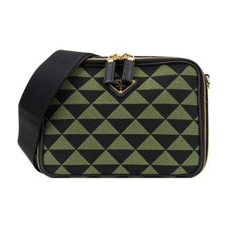 Prada Heren Schoudertas Rits Driehoek - Heren - Schoudertassen - Veelkleurig - ONE Size - Nylon - Tassen