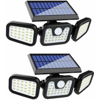 OEM L&aacute;mpara Solar Para Exteriores (paquete De 2), 74 Led, Resistente Al Agua Ip65, Iluminaci&oacute;n Gran Angular De 360&deg;, L&aacute;mpara Solar Con Sensor De Movimient