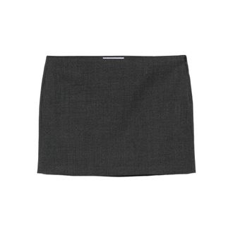 Givenchy Straight Wool Mini Skirt