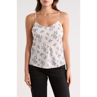 AG - Adriano Goldschmied Scarlet Cupro Camisole in Flower Shower Ivory Dust at Nordstrom Rack, Size X-Small