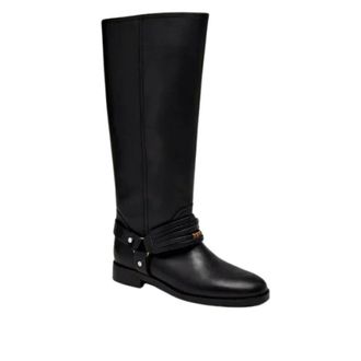 Pinko Pinko, Schoenen, Dames, Zwart, 37 EU, Leer, Cheval 01