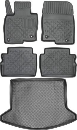 OEM Juego De Alfombrillas Para Coche Y Maletero Para Mazda Cx-5 Ii Suv Del 2017