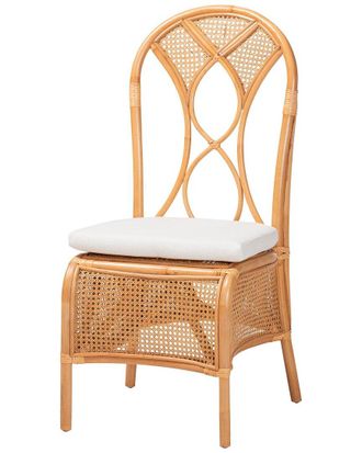 Baxton Studio Elsa Natural Rattan Dining Chair