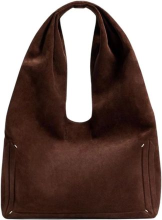 Maison Margiela Box Bag Medium - Dames - Tassen - Bruin - Maat: ONE Size Leer