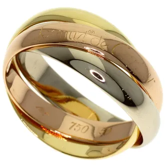 Cartier Yellow Gold (18K) Pink Gold (18K) White Gold (18K) Band Ring (Pre-Owned)
