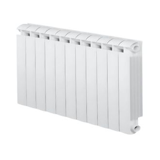 Global Calentador Central De Aluminio Fundido Klass 600 Blanco De 11 Elementos, 1452w