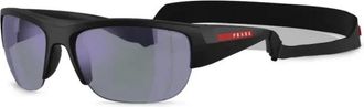 Prada PS A01S 1Bo 10J Zonnebrillen - Heren - Zonnebrillen - Zwart - ONE Size - Accessoires