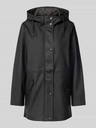 Vero Moda Regular Fit Funktionsjacke mit Taillen-Kordelzug Modell MALOU in Black, Gr&ouml;&szlig;e XS