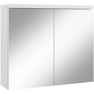 Badplaats Armadietto a specchio Toledo 80 x 60cm Bianco - specchio armadietto bagno