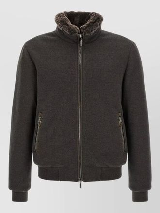 Moorer bellati mrw bomber jacket acqua collection