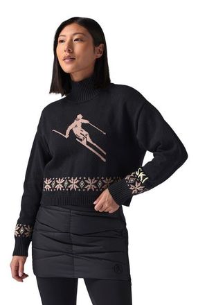 Backcountry Intarsia Ski Jumper Sweater - Womens in Black at Nordstrom, Size Small