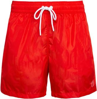 THE (ALPHABET) 01Shorts Zwemshorts - Heren - Strandmode - Rood - M - Nylon - Badmode
