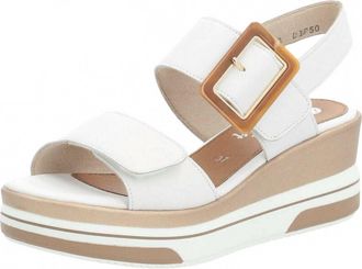 Remonte Womens Wedge Sandal In White