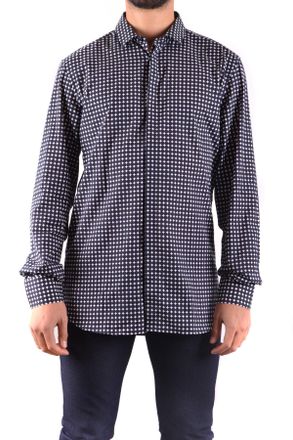 Neil Barrett Overhemden Donkerblauw