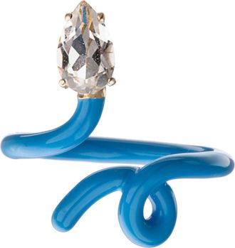 Bea Bongiasca Baby Vine Tendril Ring in Turquoise at Nordstrom, Size 6