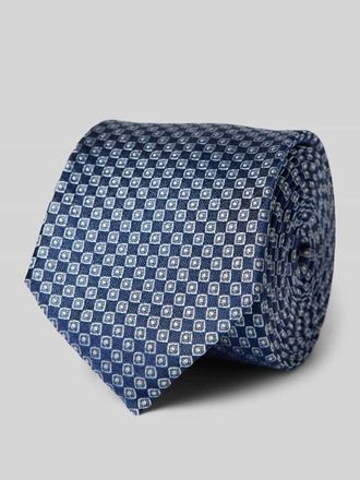 Calvin Klein Seidenkrawatte in klassischer Form (6,4 cm) in Marine, Größe 1