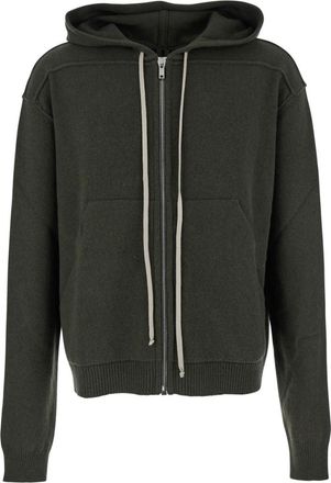 Rick Owens Dark Green Hood Sweatshirts