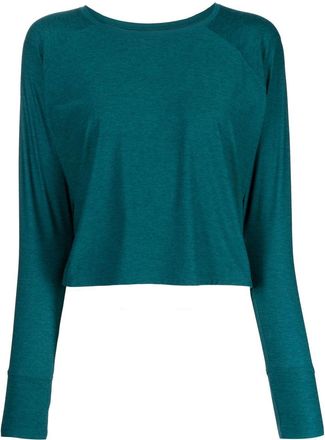 Beyond Yoga Day Dreamer ribbed-knit pullover - women - Spandex/Elastane/Polyester - L - Green
