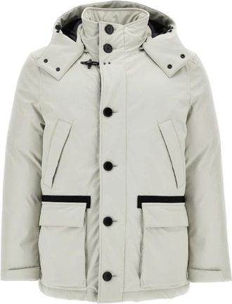Fay Down Parka - Heren - Winterjassen - Wit - 2XL - Polyester - Jassen