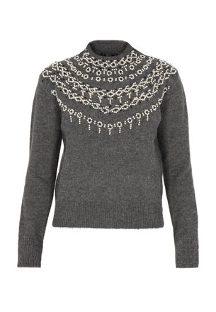Faina Jumper Dames donkergrijs gem