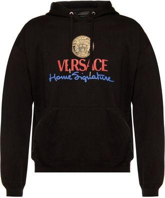 Versace Black Cotton Mens Sweatshirt