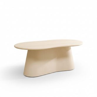 Wabi Home Mesa de comedor de microcemento 205x75 cm