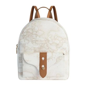 Alviero Martini 1A Classe Escape Geo Backpack - female - Alviero Martini 1a Classe - Backpacks - White - ONE SIZE - Bags