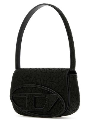 Diesel Womens Black Leather 1dr Shoulder Bag T8013 Borse A Mano