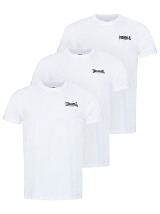 Lonsdale T-Shirt LONSDALE ROSCOMMON, Herren, Gr. 4XL, wei&szlig;, Obermaterial: 95% Baumwolle, 5% Elasthan, Rundhals, Shirts T-Shirt