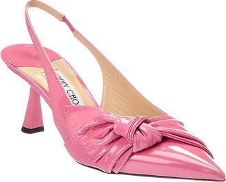 Jimmy Choo London Elinor Sb 65 Patent Slingback Pump