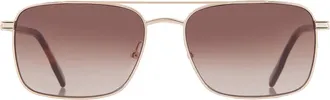 Lacoste Brown Gradient Navigator Mens Sunglasses L264S 710 58