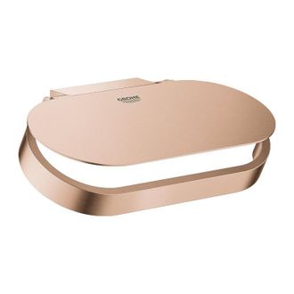 GROHE Portarrollos Grohe Selection Con Tapa De Oro Rosa Brillante Cepillado