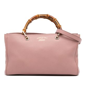 Gucci Bamboe Shopper Tote Bamboe Handvat
