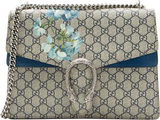 Gucci Gg Supreme Blooms Dionysus Large Shoulder Bag (Authentic Pre-Loved)