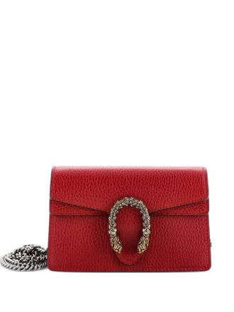 Gucci Dionysus Bag Leather Super Mini clutch bag - Rood