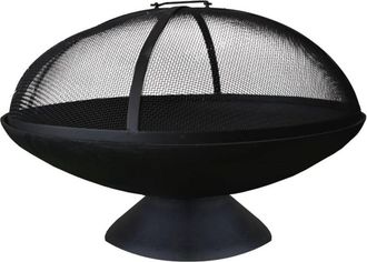 Habitat & Jardin Calefacci&oacute;n de exterior negro &Oslash; 58 x 38 cm