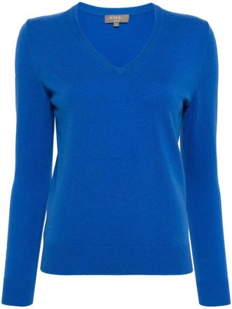 N.Peal Phoebe cashmere jumper - Blue