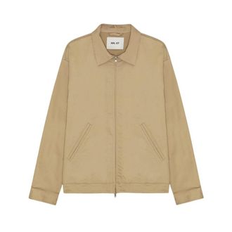 Nn.07 Petrus Zip Up Jacket - Heren - Bomber jackets - Beige - M - Jassen
