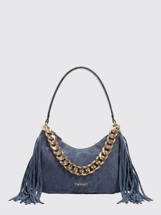 Twinset Borsa Liliane Twinset in camoscio con frange