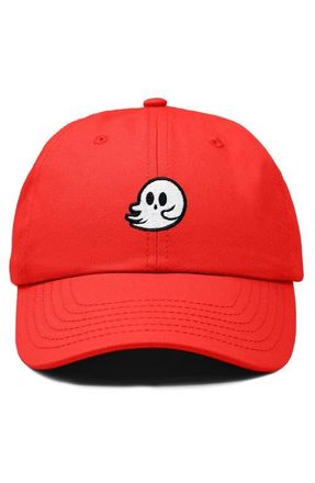 Dalix Whisper Ghost Dad Cap in Red at Nordstrom
