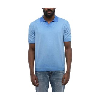 Altea Polo Shirts, male, Blue, Size: 2XL Blue Cotton Polo Shirt